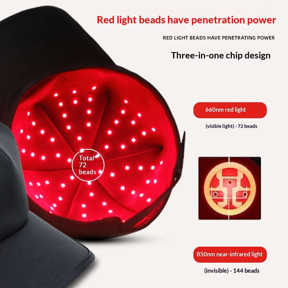 Portable Red Light Hair Growth Cap