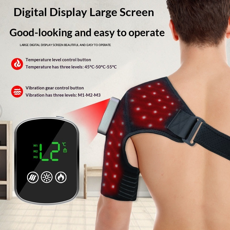 Electric Heating Red Light Therapy Shoulder Massager